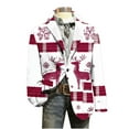 thumbnail image 2 of Cutuoiiu Women's Fashion Christmas Print Button Blazer Jacket Gifts, 2 of 3