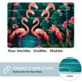 thumbnail image 2 of Flamingo Non-Slip Polyester Door Mat Floor Mats Bath Rugs Machine Washable, 2 of 6