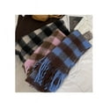 thumbnail image 2 of Zhuge Plaid Scarf for Women Chunky Scarves Winter Warm Thick Oversized Blanket Scarf，, 2 of 2