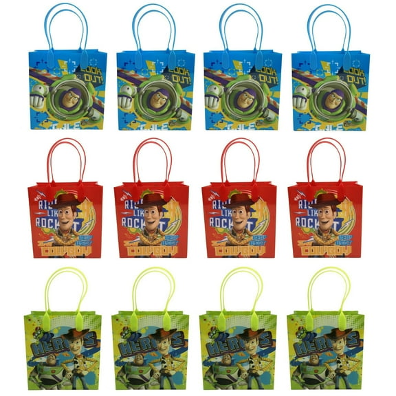 Toy Story Gift Bag Goodie Bags 12 Pieces