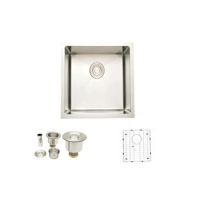 18 inch undermount single bowl Stainless Steel Kitchen Sink - 16 Gauge