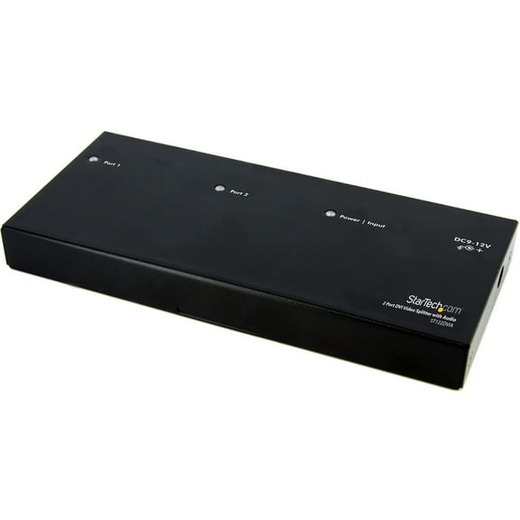 StarTech.com ST122DVIA 2 Port DVI Video Splitter with Audio