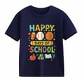 thumbnail image 4 of shqvo Girls T-Shirts 4t 100th Day Of School Graphic Short Sleeve T-Shirts School Spirits Fashion Back To School Shirt Toddler Girl Clothes, 4 of 4