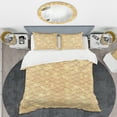 thumbnail image 2 of Designart 'Golden Clouds In The Sky' Mid-Century Modern Duvet Cover Set, 2 of 4