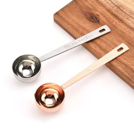 

acdanc Zruodwans 15ml/30ml Stainless Steel Coffee Scoops with Long Handle Stainless Steel 1 Table Spoon for Coffee Milk Fruit Powder Measuring Dry and Liquid Ingredients