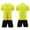 Yellow, variant on BRGZLK Soccer Jersey Set for Kids Boys Mesh Breathable Quick Dry Short Sleeve Athletic Tops and Shorts Sets Gifts for Football Sports Fan Mint Green M