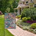 thumbnail image 2 of Yayeee Garden Flag 12" x 18" Double Sided Outdoor Yard Lawn Holiday Decorations, Large Retro Collection Pattern, 2 of 6