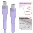 thumbnail image 2 of Silicone 60W Quick Charging USB C Charging Cable 480Mbps Rapid Data Cord for Efficient Power Transfer, 2 of 15