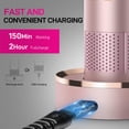 thumbnail image 2 of PRITECH Bikini Trimmer for Women - Painless Electric Razor for Sensitive Skin with Recharge Dock, Waterproof Wet & Dry,Rose Gold, 2 of 8