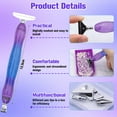 thumbnail image 3 of ZYNERY 18 Pcs Diamond Painting Pens Kit, Metal Tips & Resin Drill Pens, Diamond Painting Tools Accessories with Anti-slip Mat, Tray, Clay - Ideal for DIY Craft, Diamond Art Lover & Beginner (Purple), 3 of 9
