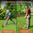 thumbnail image 2 of YouLoveIt 12V Electric Grass Trimmer Weed Eater Lawn Mower Electric Weed Trimmer Weed Eater Cordless Electric Weed Eater for Lawn Garden Pruning Mowing, 2 of 4