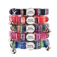 thumbnail image 3 of Pet Artist Personalized Breakaway Cat Collar & Bell Fabric Safety Release Puppy Name ID Tag, 3 of 8