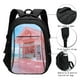 thumbnail image 3 of Fotbe Pastel Pink Beach Cafe Mochila con Estampado y Puerto USB para Hombre y Mujer, Mochila Antirrobo, Mochila de Viaje, Mochila Escolar, Mochila Universitaria, 3 of 7