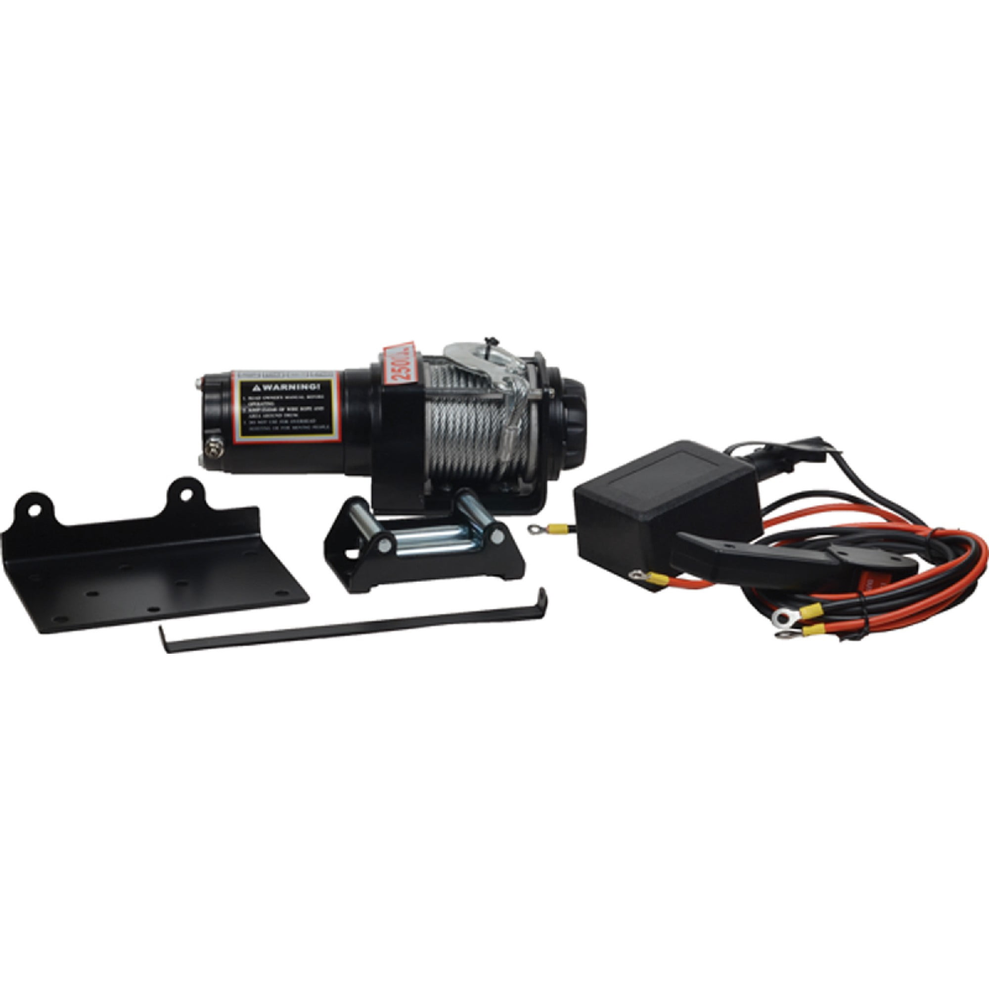 12 Volt 2500 lb ATV Winch Motor Assembly Kit With Removable Toggle