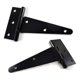thumbnail image 3 of T Hinge Triangle Hinge Heavy Duty Galvanized Triangle T Hinge 4 Inch Black Can Be Used To Hang Cabinet Doors Garden Doors Wooden Boxes 2 Pie, 3 of 5