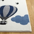 thumbnail image 4 of SAFAVIEH Carousel Kids Biplanes in the Sky Area Rug, Ivory/Blue, 5'3" x 7'6", 4 of 11