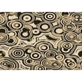 thumbnail image 1 of Ahgly Company Tapis d'Intérieur Lavables en Machine Rectangulaire Transitionnel Brun Chocolat, 5' x 8', 1 of 7