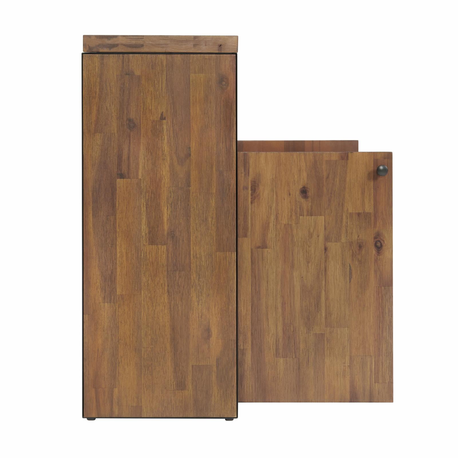 Alaterre Furniture Lloyd 31"W Shoe Storage Cabinet, Natural