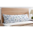 thumbnail image 2 of Sweet Jojo Designs Botanical Blue and White Body Pillow Cover Case 54x20 (Pillow Not Included), 2 of 4