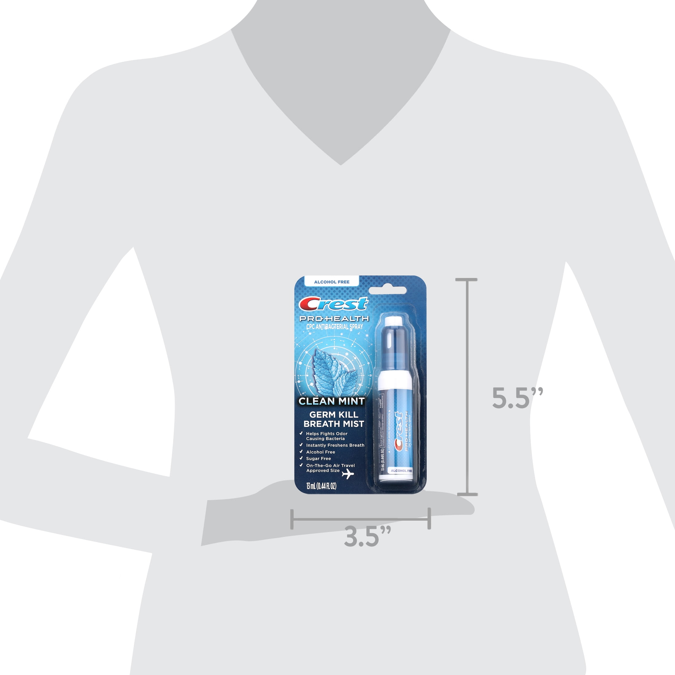 Crest Pro-Health Breath Mist, 2 pack