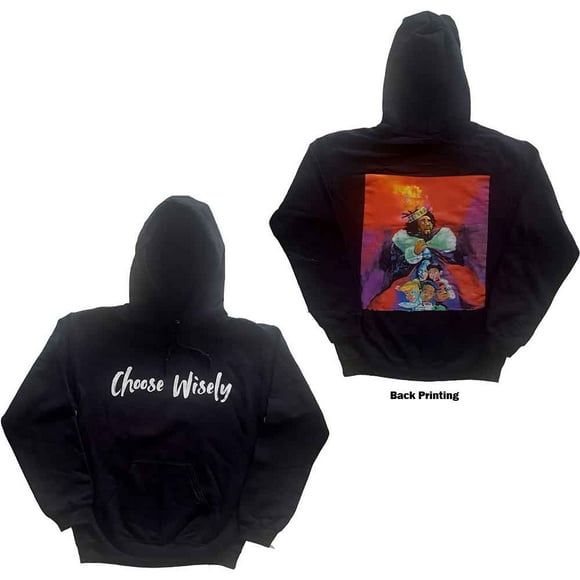 J Cole Unisex Pullover Hoodie Sweatshirt Choose Wisely (Back Print)