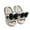 White, variant on Girls Slippers For Kids Cute Cartoon Bow Design Breathable Linen Slippers Indoor Comfortable Soft Sole Toddler Girls Boys Home Footwear 2-2.5 Years