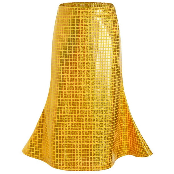 Falda de baile de color sólido para niñas, falda plisada colorida para fiestas escolares, fiestas, festivales, falda larga en forma de abanico, pantalón de algodón para niños