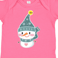 thumbnail image 4 of Inktastic Cute Christmas Snowman in Blue Hat and Scarf Boys or Girls Baby Bodysuit, 4 of 5