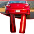 thumbnail image 2 of GTINTHEBOX LED Rear Bumper Reflector Red Tail Brake Lights For 2013-2015 Honda Accord Coupe, 2 of 11