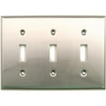 thumbnail image 1 of Rusticware 789SN Satin Nickel Triple Switch Plate, 1 of 2