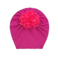 thumbnail image 1 of Baby Hat Threaded Bronzing Flower Breathable Newborn Infant Beanie Cap Headwrap Gift for Toddler, 1 of 8