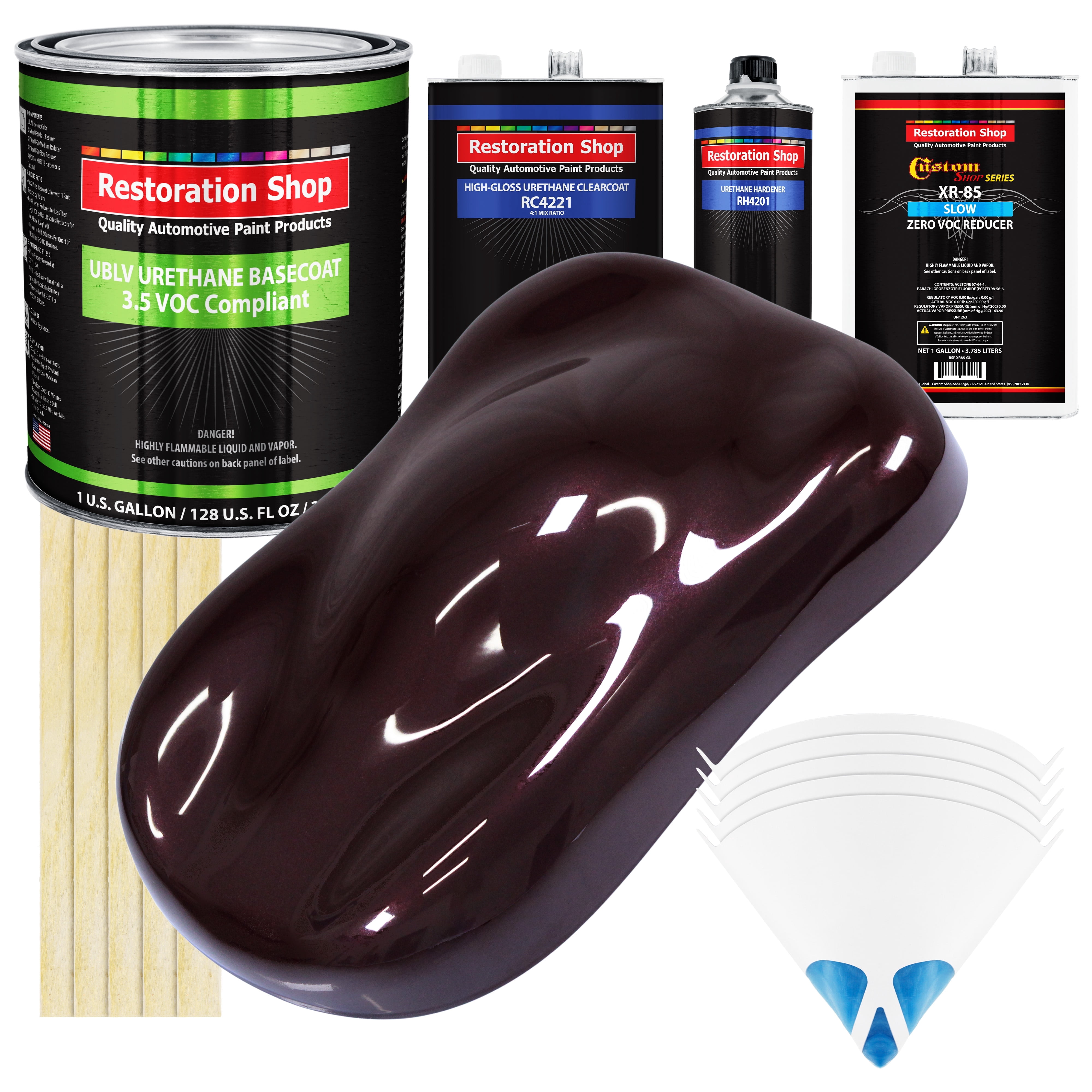 Firethorn Red Pearl Gallon Kit Low VOC URETHANE BASECOAT Car Auto