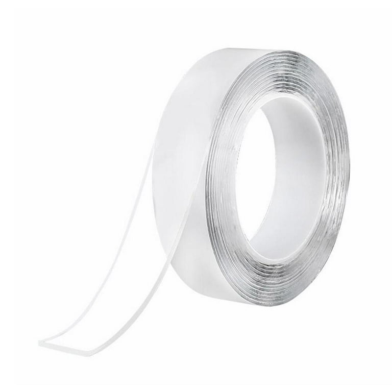 Small Double Sided Tape Duty, Double Stick Mounting Adhesive Tape, Clear  Two Sided Wall Tape Strips, Removable Poster Tape 