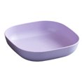 thumbnail image 1 of Vajilla de primera calidad para comidas elegantes, ideal para servir platos, frutas y salsas Juego de vajilla cuadrada de plástico morado oscuro, 1 of 5