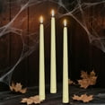thumbnail image 1 of WHEANG LED Remote Control Long Stem Electronic Candle Light 18" Flameless Taper Candles, 1 of 4