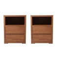 thumbnail image 1 of Set de 2 Buros Paloma Nogal Claro Kessa Muebles, 1 of 5