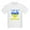 White, variant on CafePress - Ukrainian Lover I Stand With Ukraine Heart T Shirt - Light T-Shirt Kids XS-XL