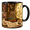 Ceramic Mug, variant on Lotusprint LLC Book Lover 2D Print Flat Ceramic Mug, Reader Library Cup