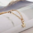 thumbnail image 4 of EOEMY Women Charm Ankle Bracelet Metal Starfish Anklets Chain Foot Jewelry Gift ~-Gold, 4 of 8