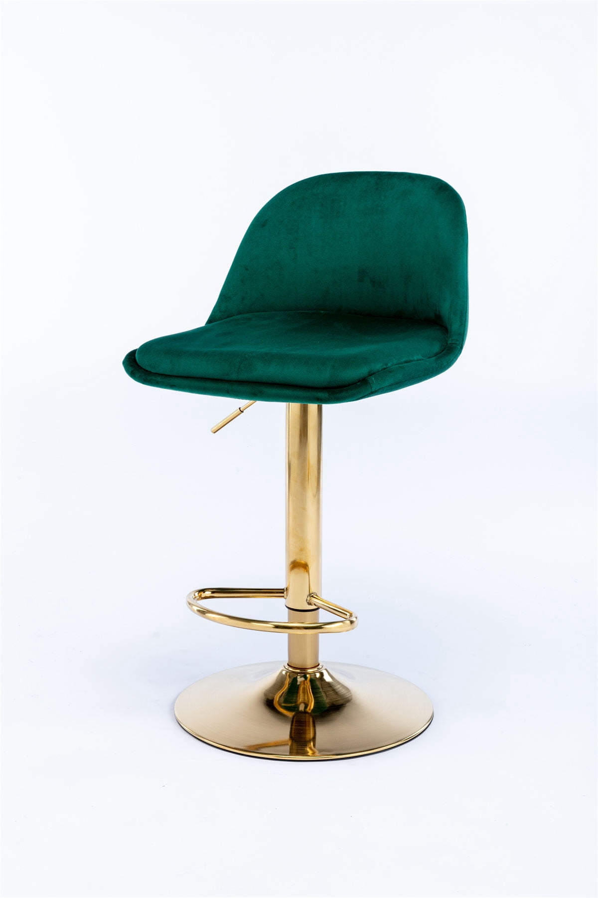 Bar Stools, Velvet Upholstered Counter Height Dining Chairs Barstools