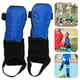 thumbnail image 2 of 1 par de espinilleras de fútbol para niños con protección para el tobillo. Espinilleras juveniles para niños y niñas. Equipo de protección para fútbol. Funda protectora resistente para espinilleras., 2 of 5