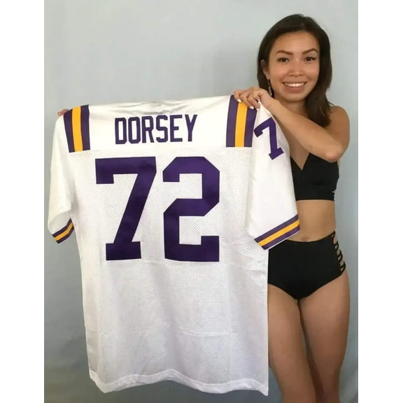 Glenn Dorsey LSU 2007 Nike white XL jersey New