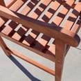 thumbnail image 3 of Brown Patio Armchair with Diagonal Design, 3 of 3