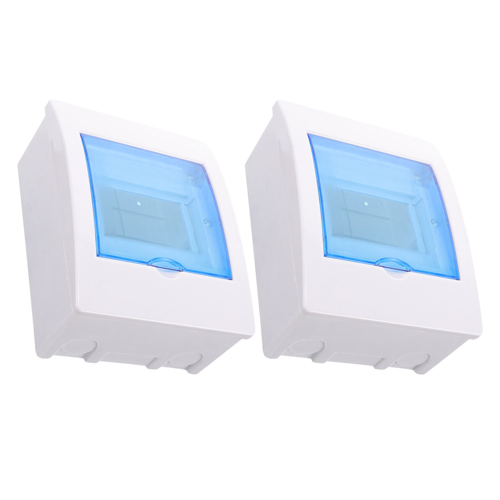 UPOUART 2Pcs Electrical Junction Box PC and Plastic Weatherproof Outdoor Box with Fire Prevention 11.0x5.5x3.3in