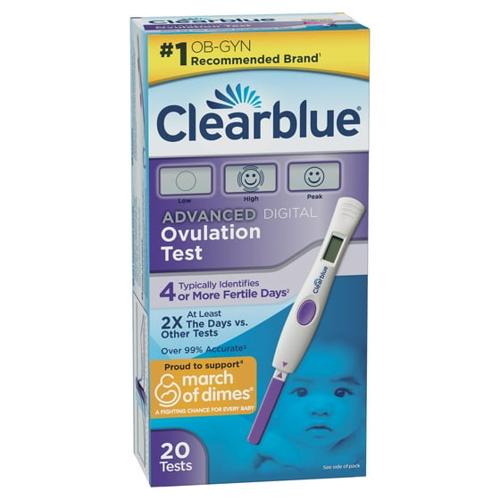 Clearblue Advanced Digital Ovulation Test Predictor Kit Featuring Advanced Ovulation Tests With Digital Results 20 Ovulation Tests Walmart Com Clearblue Advanced Digital Ovulation Test Predictor Kit Featuring Advanced Ovulation Tests With Digital Results 20 Ovulation Tests Walmart Com