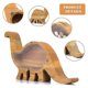 thumbnail image 3 of Alcancía de madera con forma de dinosaurio, caja para ahorrar dinero, regalo para niños, decoración del hogar, 1 pieza, color madera, 3 of 4
