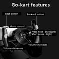 thumbnail image 6 of iRerts 12V Ride on Toys, Powered Electric Go Kart with Music, LED Light, Horn, Forward/Backward, Pedal Go Kart Kids Electric Car for Kids Boys Girls Ages 3-6, White, 6 of 10