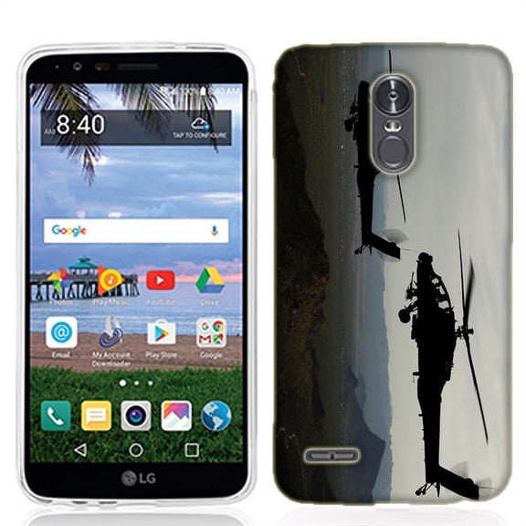MUNDAZE LG Stylo 4 Skin Case Cover Black Hawk