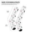 thumbnail image 2 of Compression Socks For Women And Men - Cute Cartoon Hand Drawn Cat Compression Socks Circulation For Workout, 2 of 2