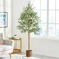 thumbnail image 6 of Danolapsi 83inch  Artificial Olive Tree Artificial Plant Tall Faux Plant for Home Decor Indoor Outdoor Office, 6 of 7